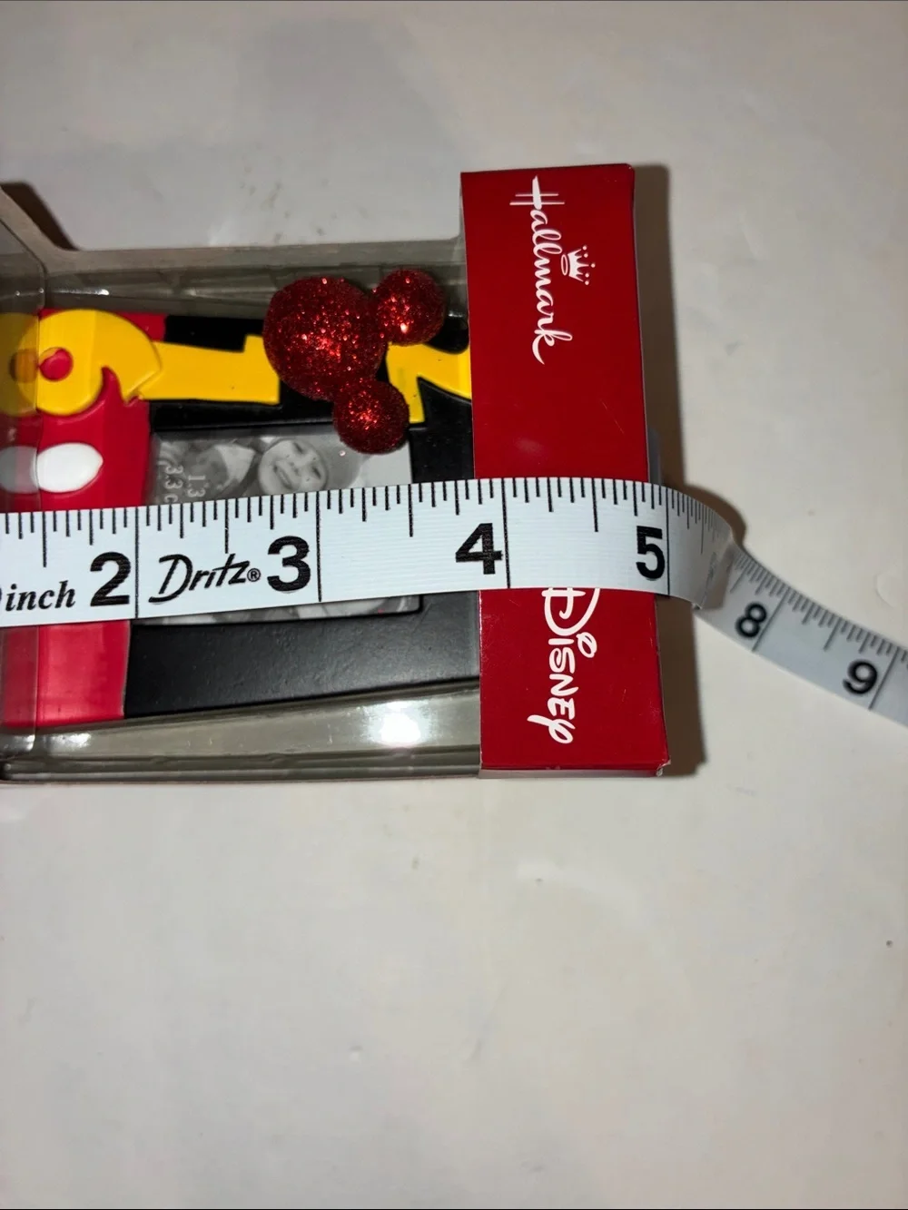 Hallmark 2016 Disney Mickey Mouse Ornament Photo Frame - Red, Yellow, Black